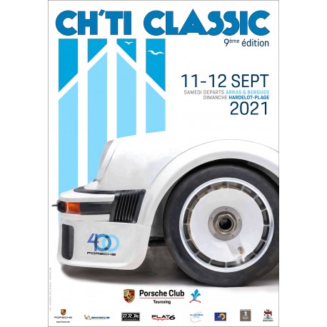 Affiche A4 Ch'Ti Classic 2018 Porsche Club Tourcoing