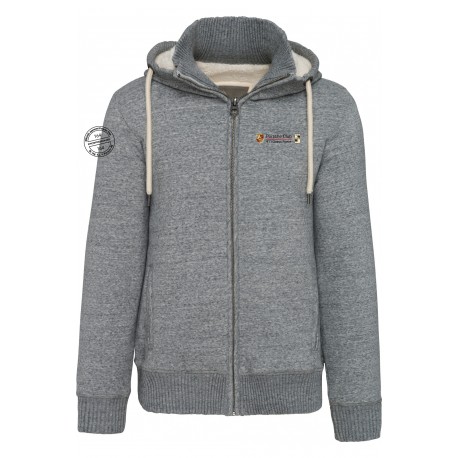 Veste molleton doublée sherpa