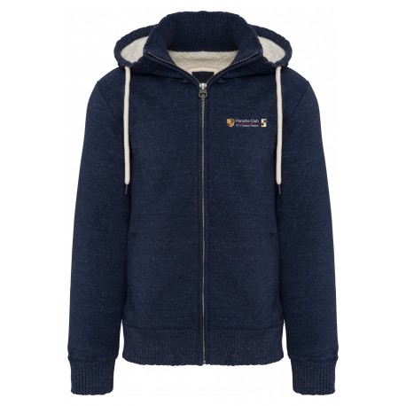 Veste molleton doublée sherpa
