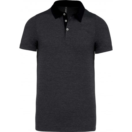 Polo jersey bicolore Homme