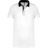 Polo jersey bicolore Homme