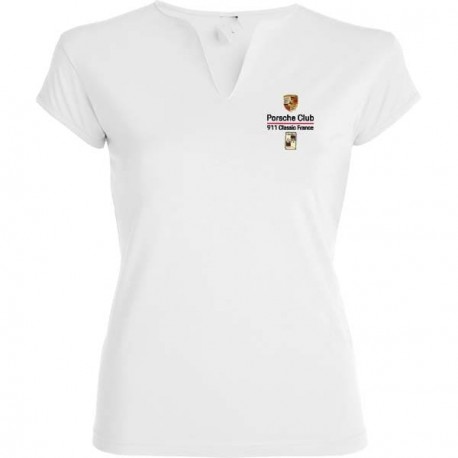 Tee shirt V Femme 911