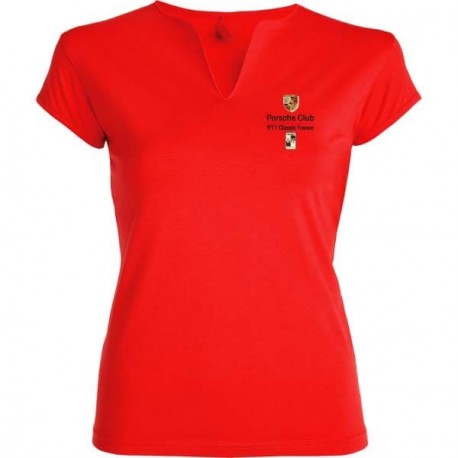 Tee shirt V Femme 911