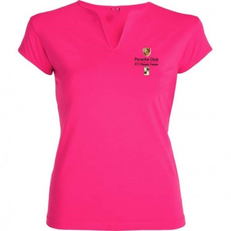 Tee shirt V Femme 911
