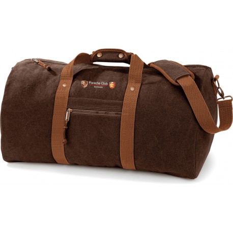 Sac de voyage vintage en toile Normandie