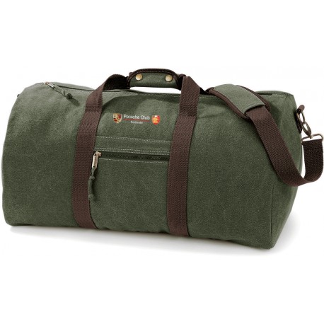 Sac de voyage vintage en toile Normandie