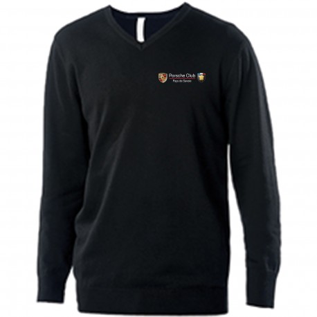 Pull col V Homme Savoie