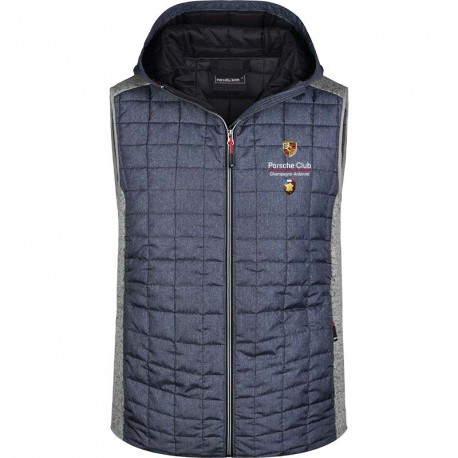 Bodywarmer capuche Homme Champagne