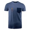 Tee shirt avec poche PCNC