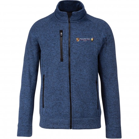 Veste polaire tricotée Chinée Homme Alsace