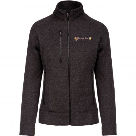 Veste polaire tricotée Chinée Homme Alsace