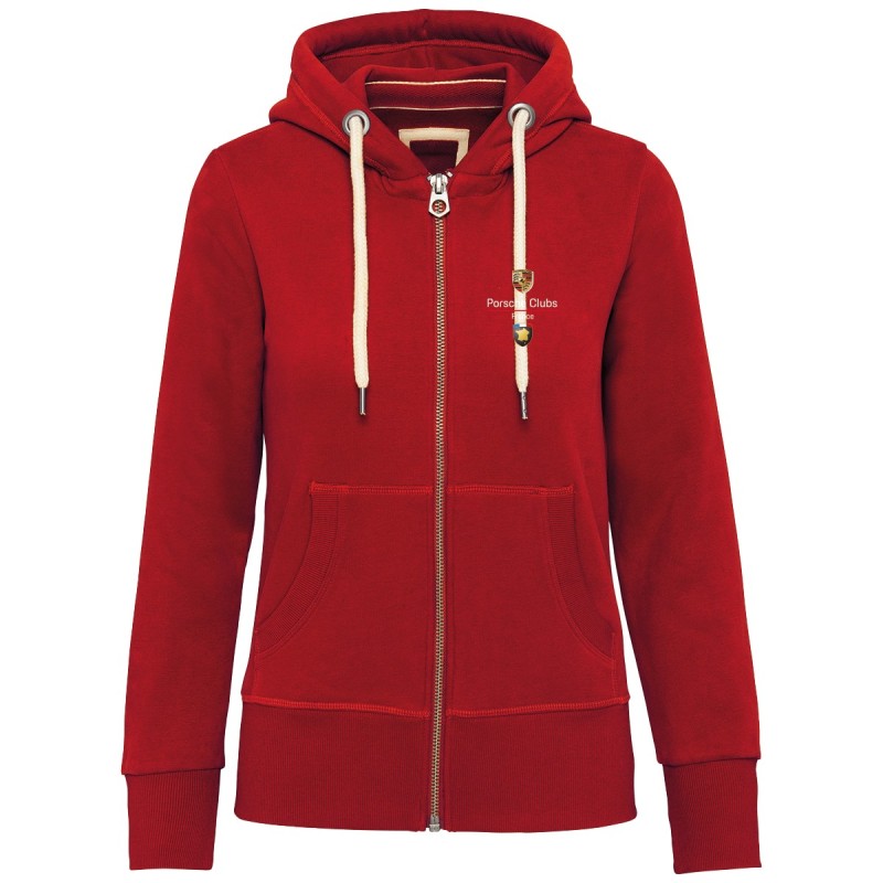Sweat Capuche Vintage Femme Porsche