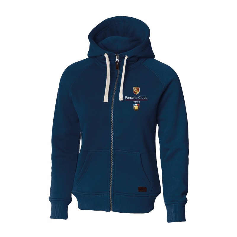 Sweat Capuche zippé Premium Femme Porsche