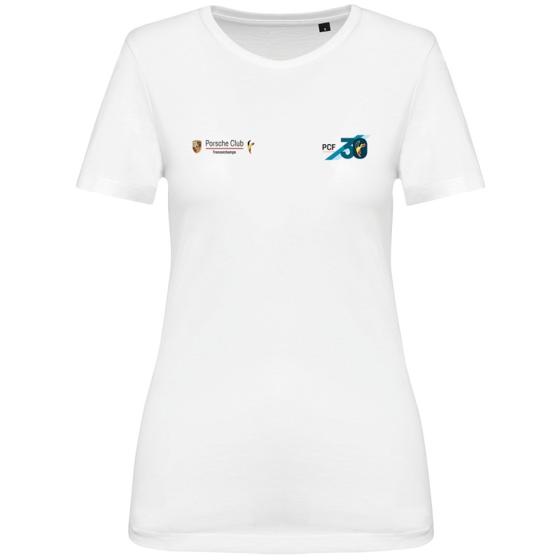 Tee shirt Supima col O Femme 30 ans Francorchamps