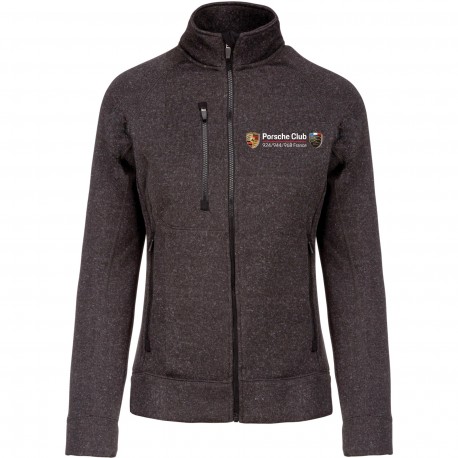 Veste zippée chinée femme Porche Club 924-944-968