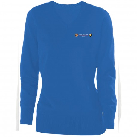 Pull col V Femme Centre