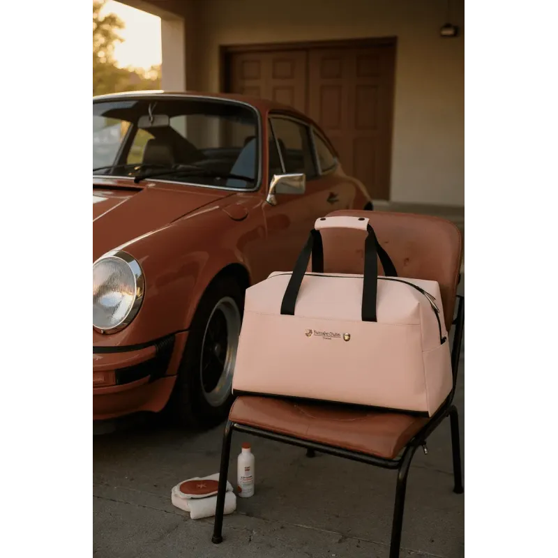 SAC WEEK End recyclé avec logo porsche club corse