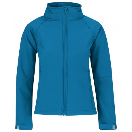 Veste Softshell capuche amovible femme