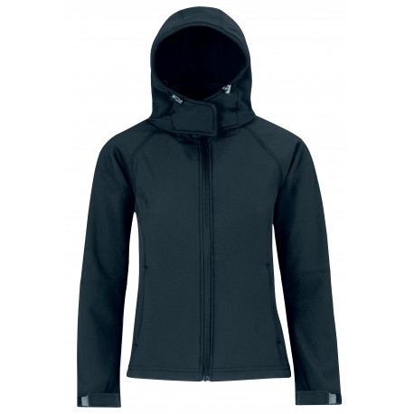 Veste Softshell capuche amovible femme