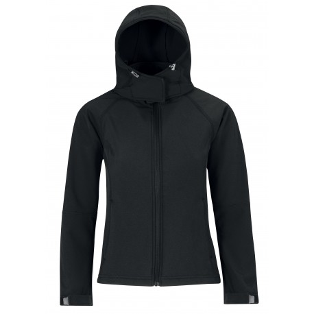 Veste Softshell capuche amovible femme