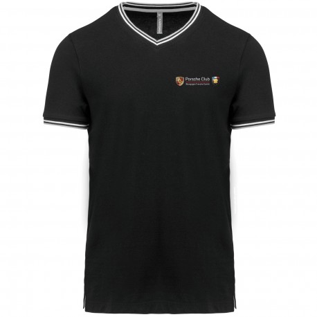 Tee shirt maille piquée homme Bourgogne