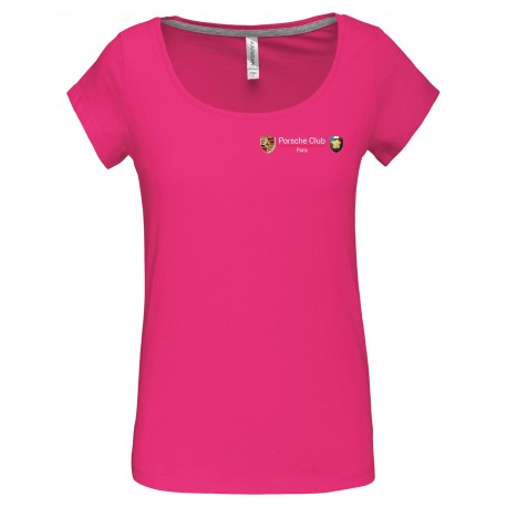 Tee shirt femme col bateau Paris