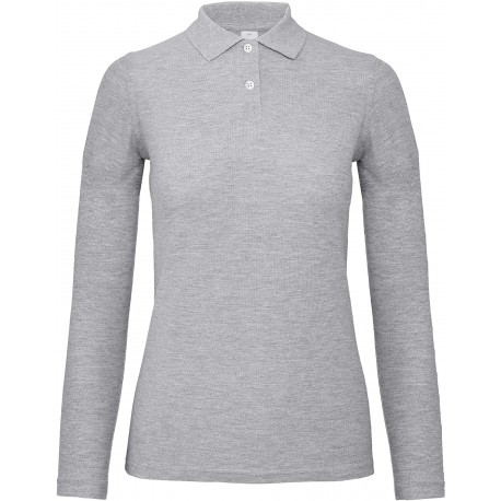 Polo manches longues femme