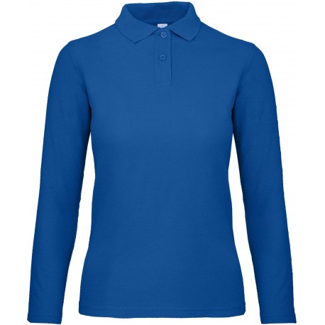 Polo manches longues femme