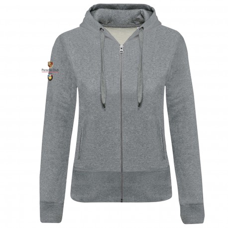Sweat zippé Bio Femme Paris