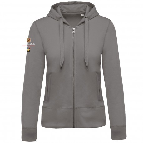Sweat zippé Bio Femme Paris