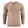 Pull Col V homme Mérinos Atlantique