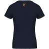 Tee shirt maille piquée Col V femme