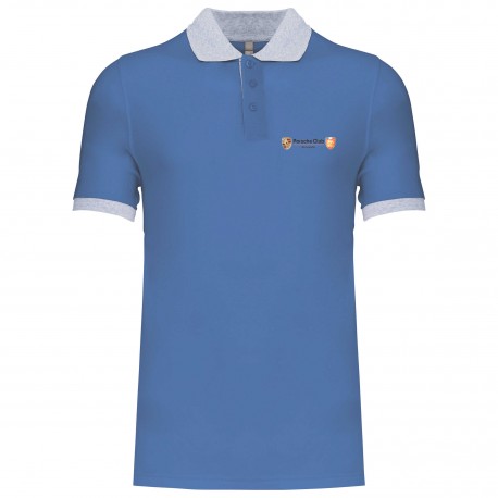 Polo bicolore piqué Homme Normandie